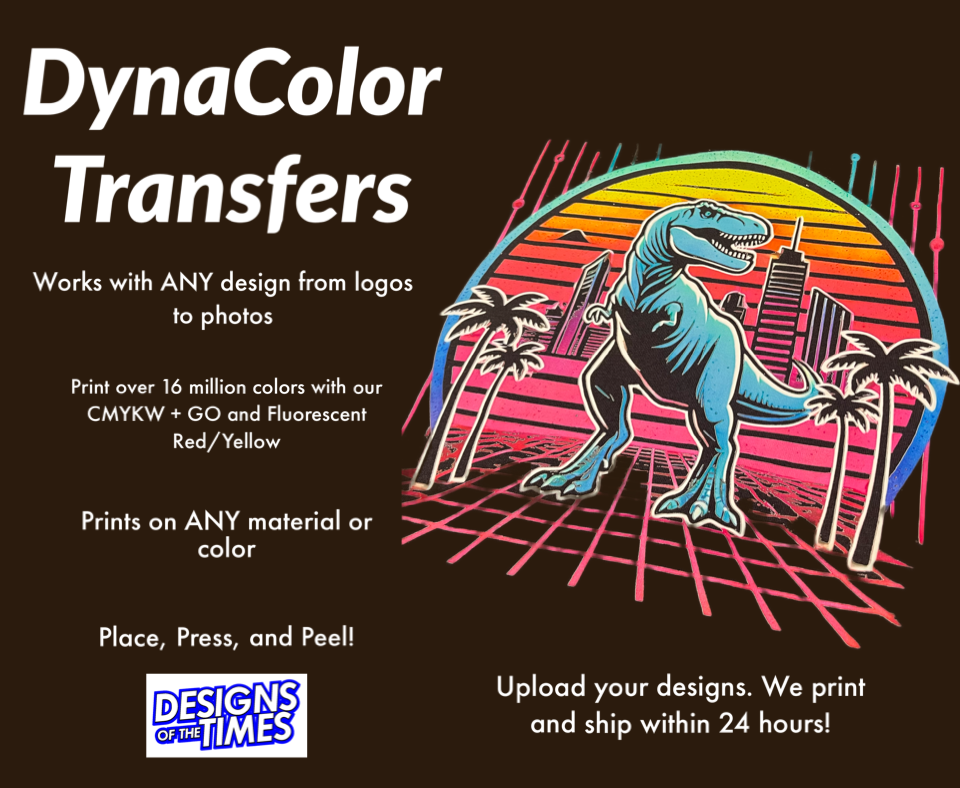 DTF Gang Sheet Builder CMYKW+ OGFrFy - Designs of the Times