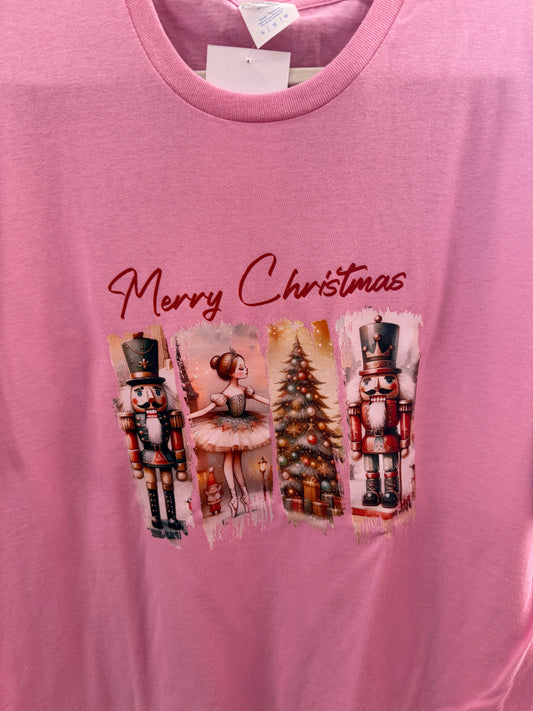 Pink Christmas Nutcracker Shirt - Designs of the Times