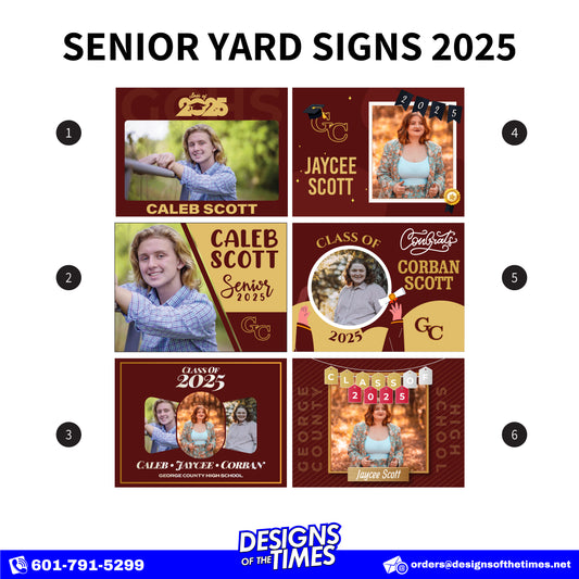 2025 Senior Yard Signs